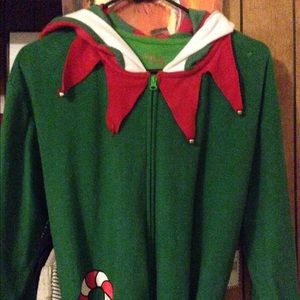 Elf costume onesie